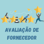 imagem ilustrativa com o texto "Avaliação de Fornecedor"